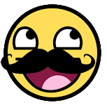 Smiley With Moustache